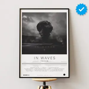 Trivium Poster | In Waves Poster | Album Poster Prints | Wall Decor Posters | Album Cover | Metal Music Poster