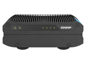 QNAP TS-i410X-8G-US 4 Bay High-Speed fanless Industrial NAS with dual-10GBe, Intel Atom CPU, 8GB DDR4 Memory and 2.5GbE (2.5G/1G/100M) Network Connectivity (Diskless)