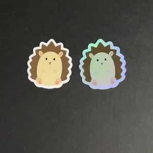 Hedgehog vinyl stickers