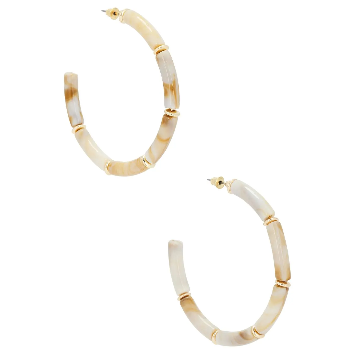 Epifene Bamboo Hoops in Natural
