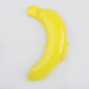 Portable Plastic Banana Box for School Outings Picnics Takeaways, Prevents Banana From Being Crushed, Durable Storage Solution