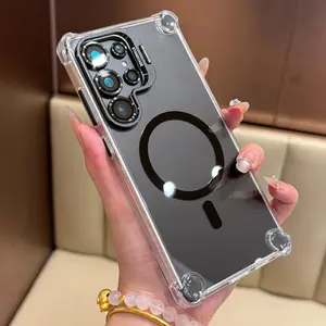 Compatible with camera lens protection & bracket protection  galaxy S25 S24 S23 Plus phone case-hn1217-3