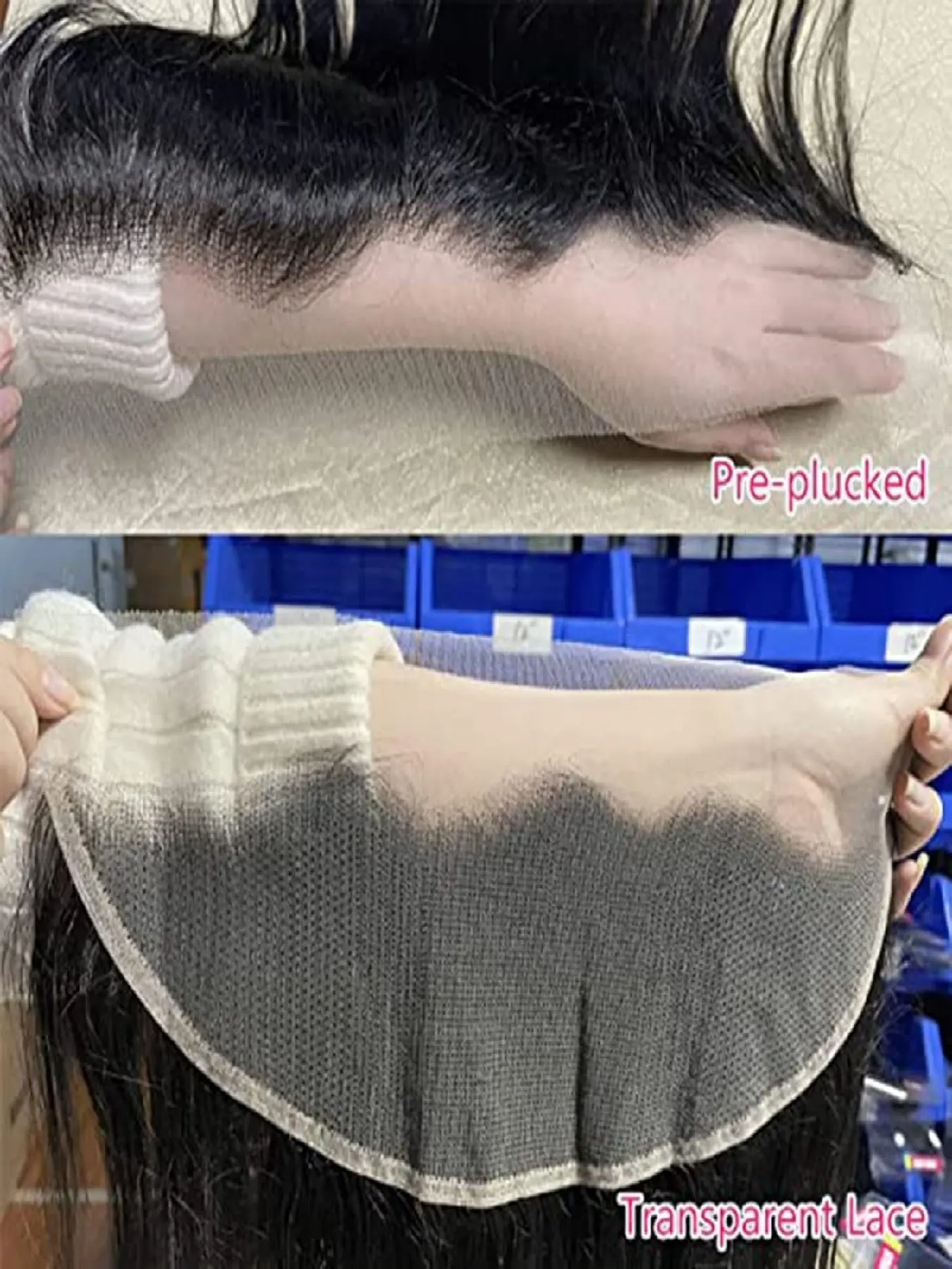 13x4 Lace Frontal Human Hair, Transparent Lace Closure, Straight Brazilian Hair for Women, Pre-Plucked with Natural Hairline
