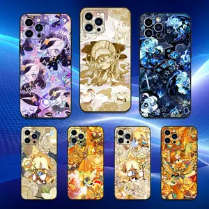 Game C-Cookie Run K-Kingdom Phone Case For iPhone 16,15,14,13,12,11 Plus,Pro Max,XS,X,XR,SE,Mini,8,7,Soft Silicone Black Cover Protection Cellphone