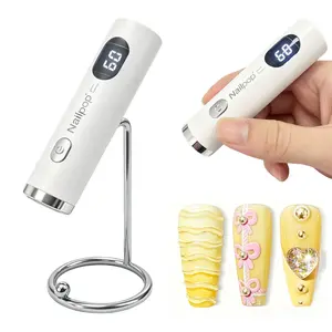 Nailpop Mini Professional UV/LED Nail Dryer for Gel Polish & Acrylic Tips – White/Pink Versions
