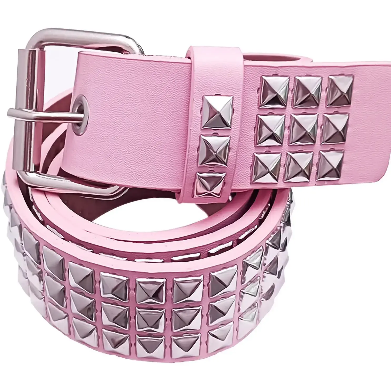 Studded Belt Punk Belt Y2K Goth Rivet Belts For Women Unisex Christmas Gift