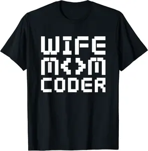 Coder Wife Coding - Programming Software Engineer Programmer T-Shirt - Griseldatu Shop 81B0BPJQR41F