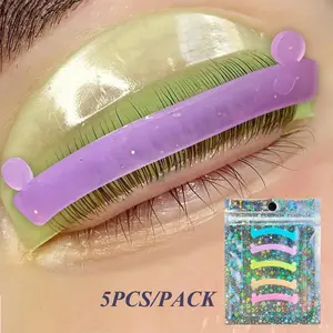 Silicone Eyelash Lift Strip, 5pcs Reusable Eyelash Perm Strip Cover, Professional Makeup Tools for Women, Cosmetic, Eyelash Enhancing Tool