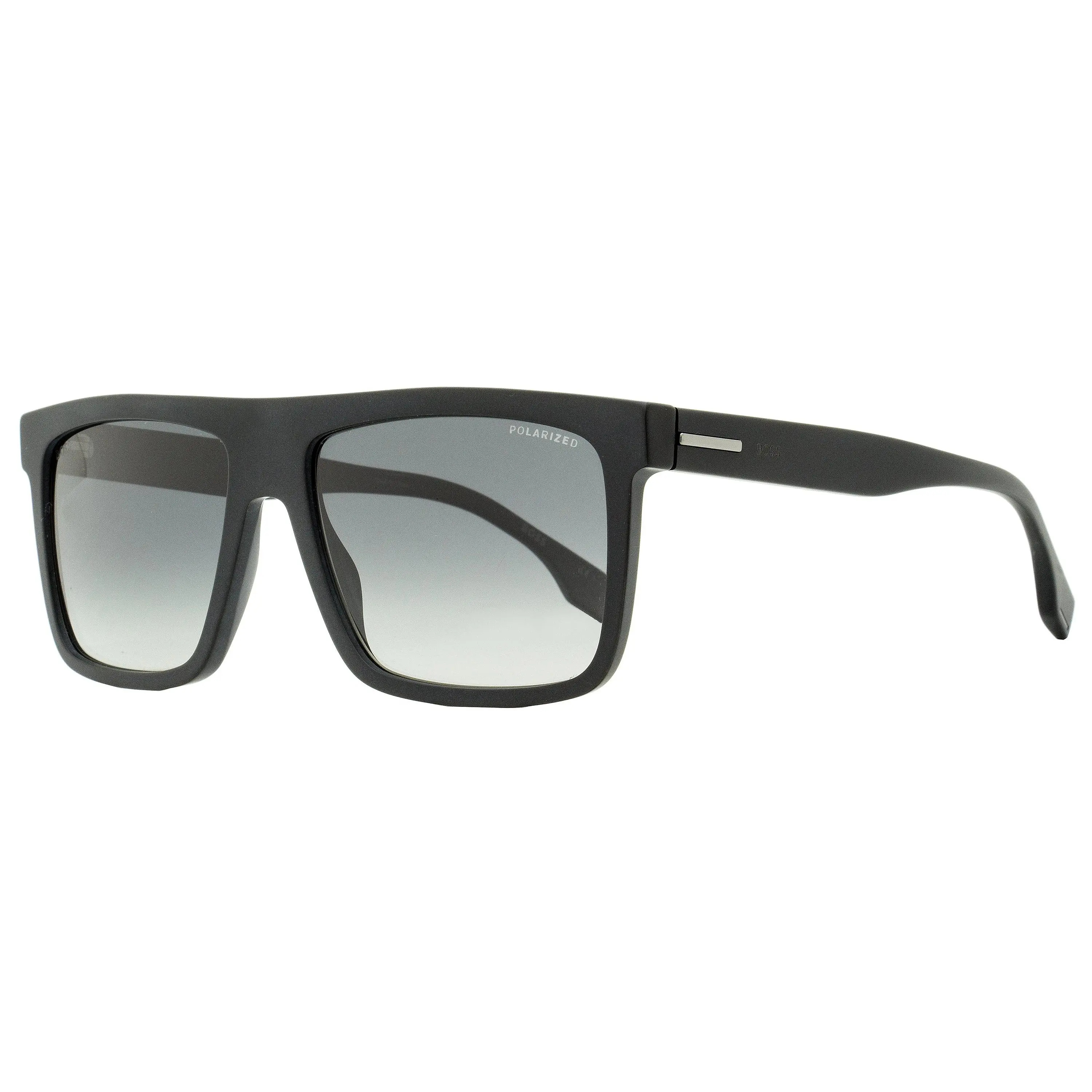 Hugo Boss Luxury Stylish Outdoor Polarized Sunglasses with Polarized Lens, Acetate Frame, B1440S 003WJ Matte Black, 59mm, Stylish Sunglasses, Luxury Sunglasses