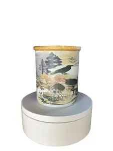 Winter Solstice 6 oz Decorative Scented Soy Wax Sublimation Candle