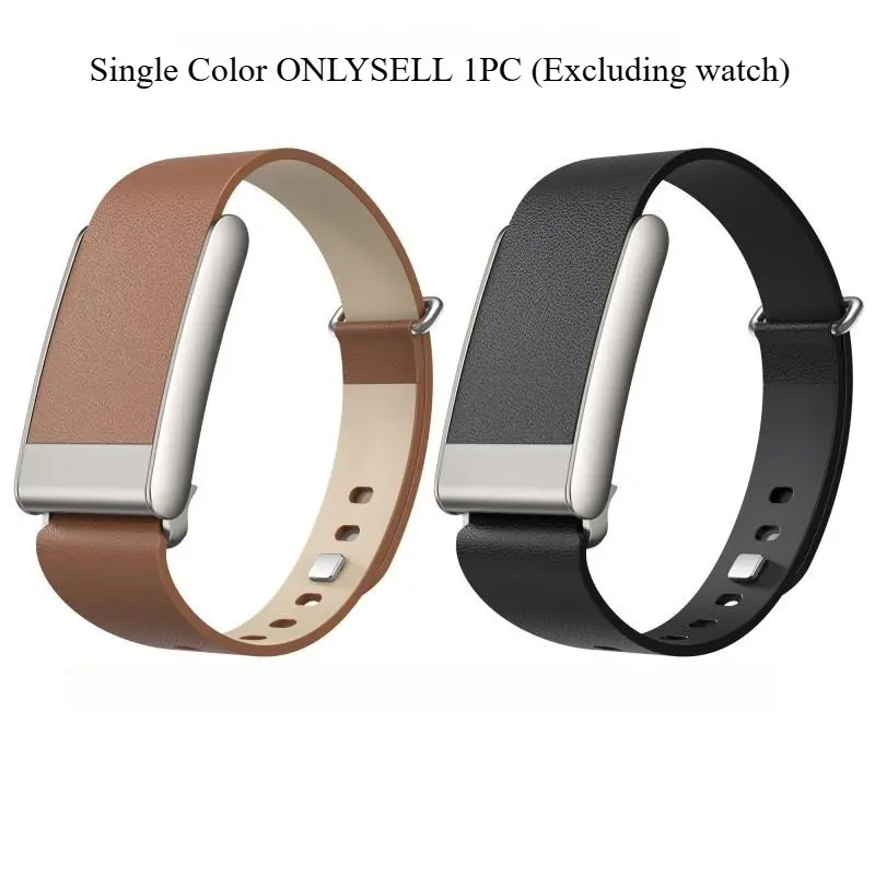 Adjustable Leather Sports Wrist Strap Durable Bracelet Band For Whoop 5.0 Ordinary ECG Smart Watch Smartwatch Strap