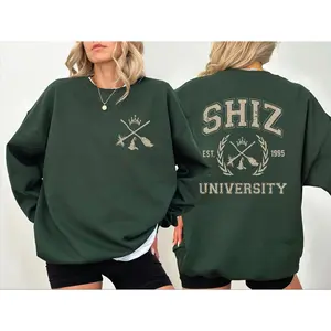 Shiz University Front and Back Sweatshirt & Hoodie, Movie Lover Gift, Shiz Sweater, Movie Lover Hoodie, Musical Movie Sweater IMC225