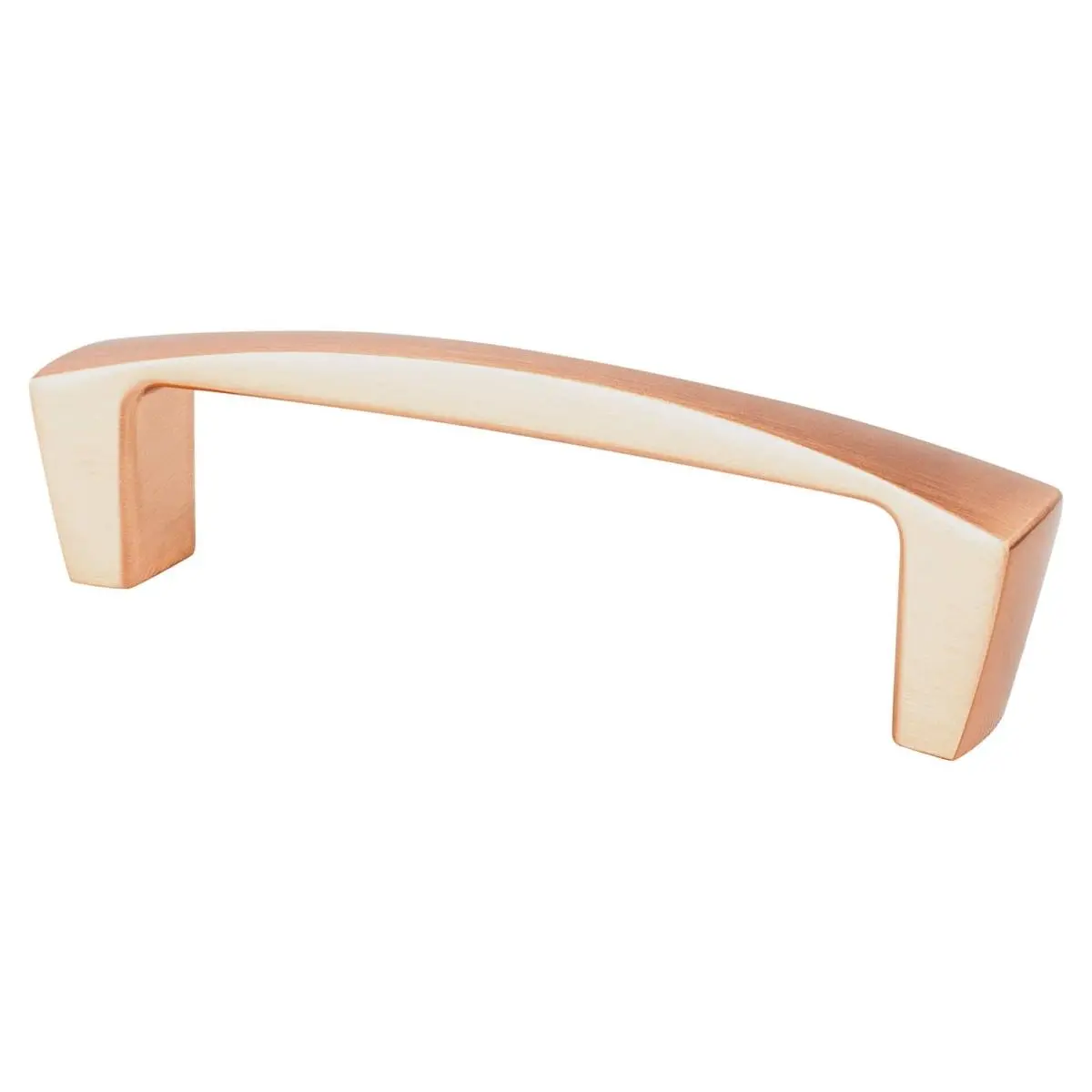 Berenson  96 mm Aspire Pull - Brushed Copper, Kitchen Cabinet, Bathroom Cabinet, Cabinet Hardware