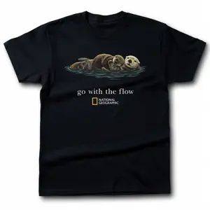 National Geographic with Go with the flow Baby Tee Otter