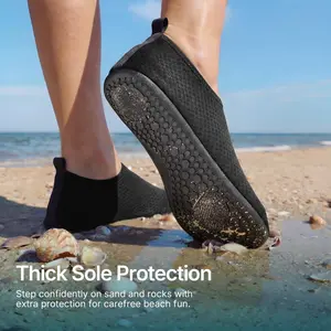 Unisex Quick-Dry Water Socks, Swim Beach Shoes, Barefoot Yoga Fitness Shoes, Pool Camping Essentials, Adult & Teen Sizes Available
