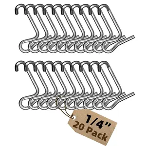 Fence Wire Tightener  Without Tighteners Handle, 1/4" 20 count Fence Wire Twisting Tool,Barb Wire Tensioning Fixer, Fence Tensioner for Tighten Wire Fence,Farm Fencing Supplies