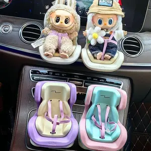 Baby Doll Chair Mini Doll Compatible Car Safety Seat Model Display Toy, DIY Creative Gift, Perfect for Playroom Decor & Imaginative Play