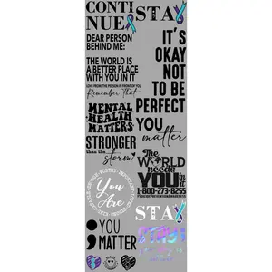 You Matter DTF Transfers Gang Sheet 22” wide x 60” long DTF Gang Sheet