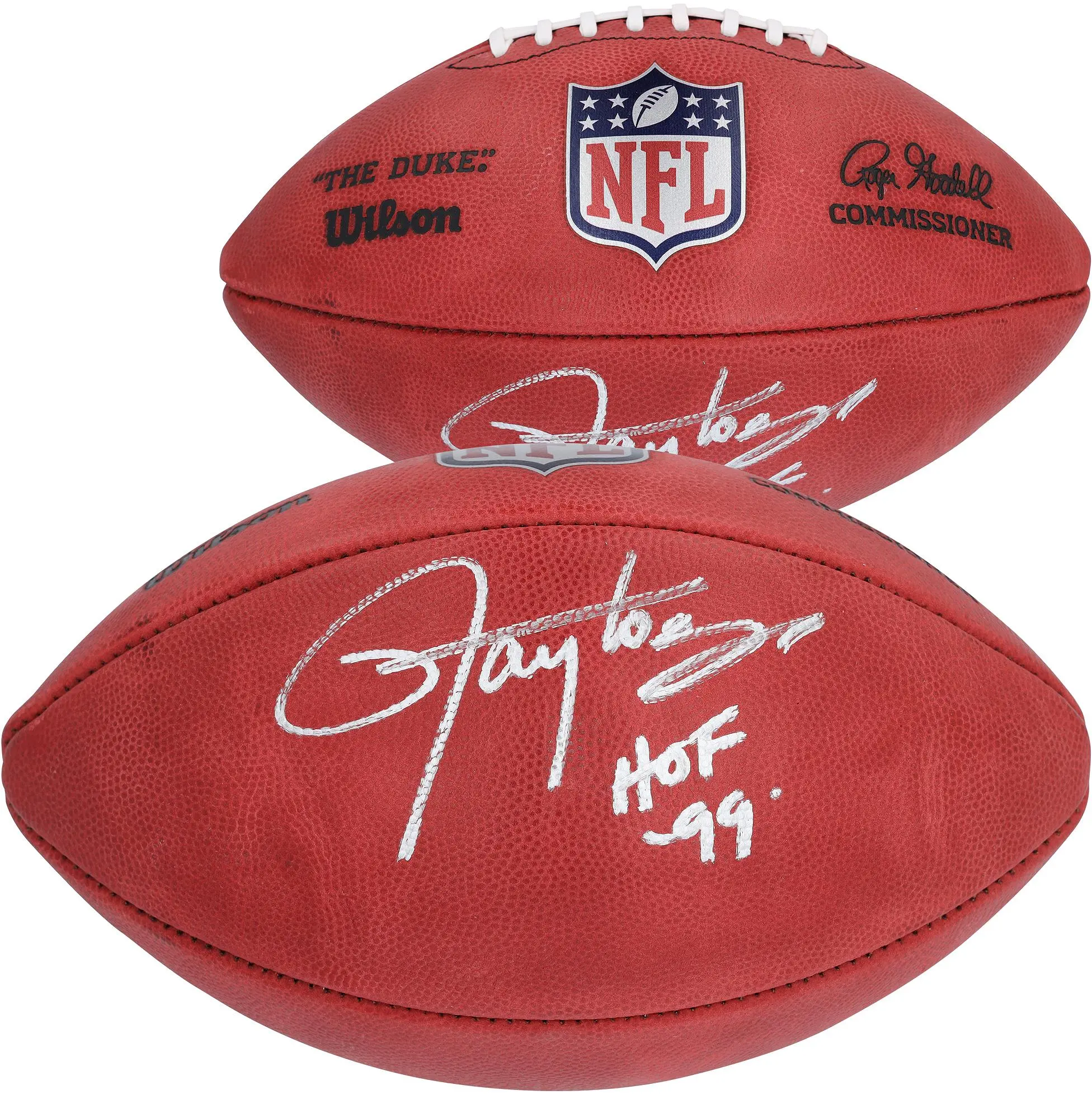 Lawrence Taylor New York Giants Autographed Duke Full Color Football with "HOF 99" Inscription - Fanatics Authentic Certified