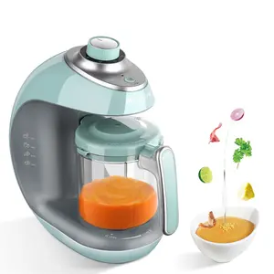 Baby Food Maker 4-in-1 - Blender, Grinder, Steamer & Self-Cleaning Food Processor (Green)