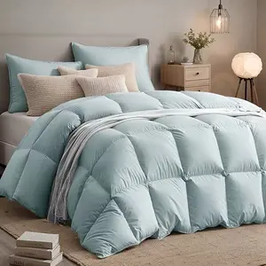 650+ Fill Power Goose Down Comforter - Ultra-Soft, Breathable All-Season Duvet Insert for Twin, Queen, King & California King