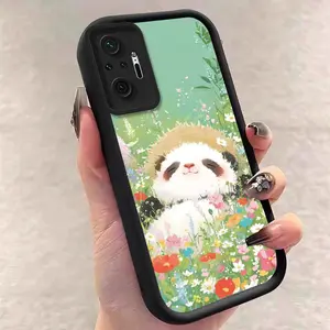 1 Piece perching little bear Stylish For Xiaomi Redmi Note 10 Pro (India) Case With Silicone Finish Featuring Elegant For Casual
