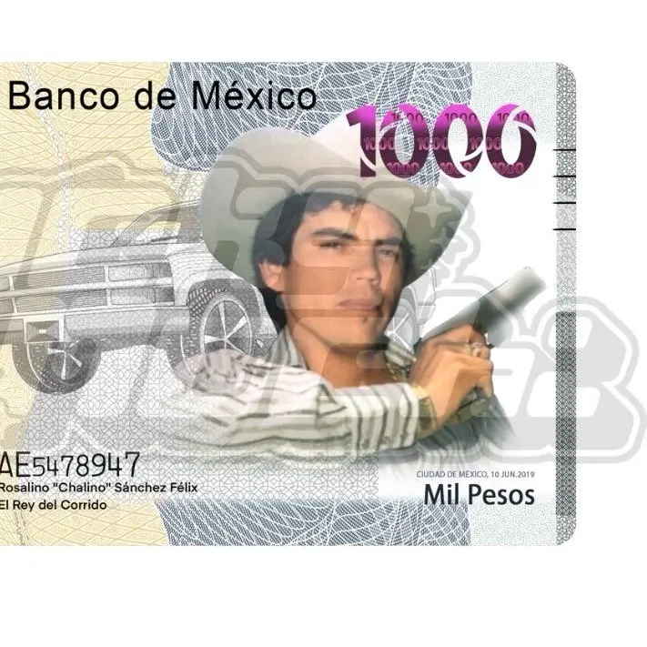 Chalino Sanchez Themed Stickers. The Ultimate Rectangle Sticker for Anywhere & Anything | Waterproof Vinyl | Clean Minimal Tech Aesthetic | Perfect for Laptops, Phones & Everyday Use