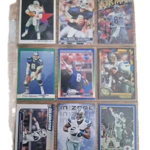 Dallas Cowboys Lot - Collection of Football Trading Cards Featuring Troy Aikman and Other Players