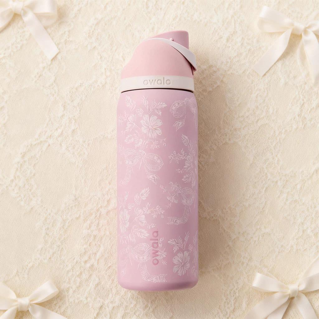 Owala FreeSip 32oz Ribbon Toile Limited Edition Water Bottles