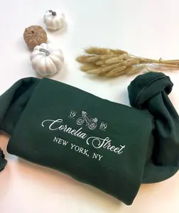 Cornelia Street Embroidered Sweatshirt