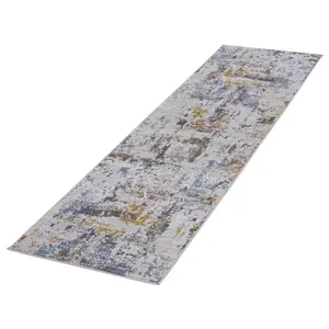 Payas Ivory - Blue Runner Rug Size 2'2'' x 8'