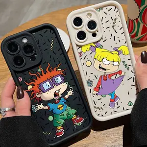 Cartoon Boy & Girl R-Rugrats C-Chuckie's Funda Phone Case ,For iPhone 17 16 15 14 13 12 11 - The Fashionable Design Phone Case Best Christmas Gift For Fans!