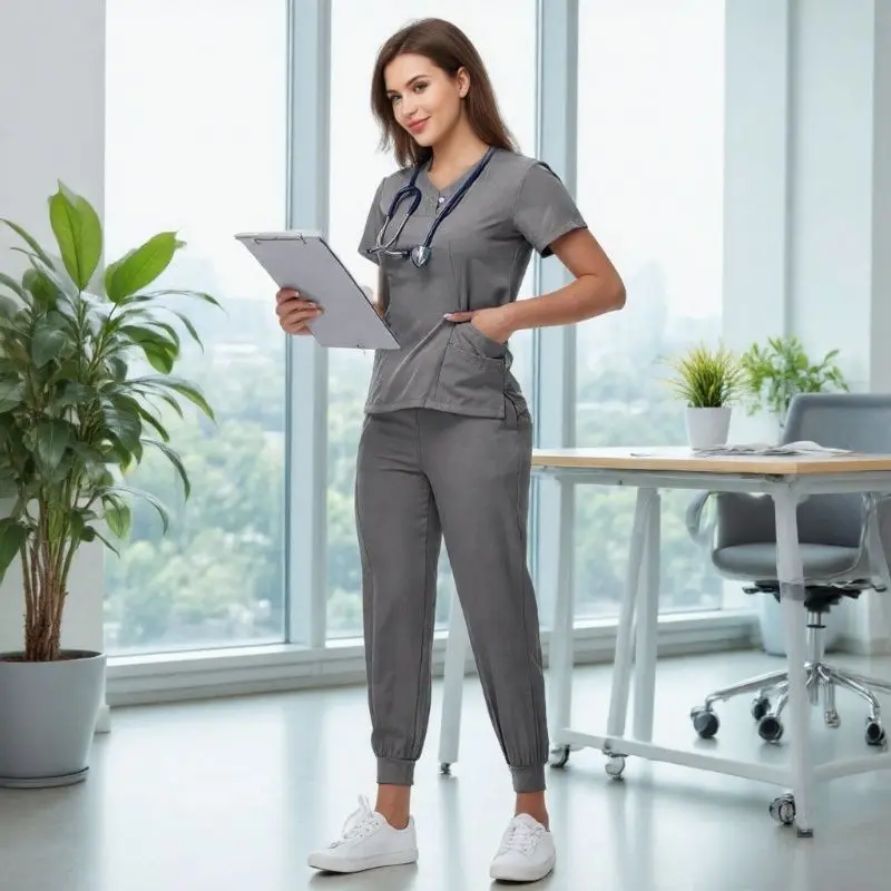 Elastic quick drying dark gray women's s