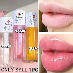 Moisturizing Lip Oil, Hydrating Tinted Lipstick, Comfort Scent Lip Care Product for Make Up, Skin Around the Lips Appears Visibly Smoother, Gift
