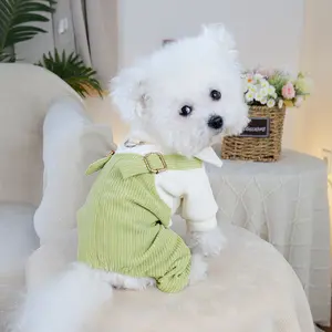 Pet Dog Puppy Small Breed Harness Pants, Autumn Winter New Vest Style Clothes for Teddy Bichon Pomeranian Yorkie, Comfortable & Stylish, Outfits for Pets