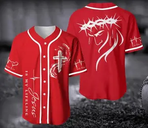 Jesus Baseball Shirt, Jesus Baseball Jersey Men's Gift