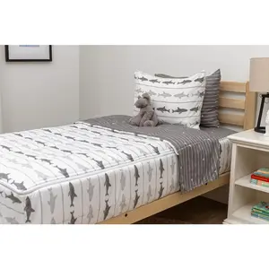 Great White Zipper Bedding