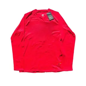 Red LongSleeve Football Jersey Classic Breathable Soccer Jersey