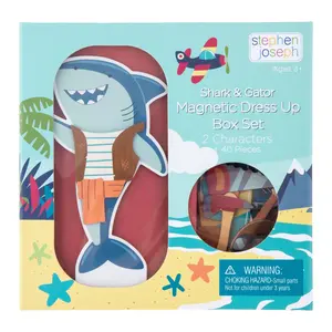 Stephen Joseph Shark & Gator M agnetic Dress U p Set