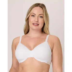 Bali Cotton Collection Underwire T-Shirt Bra White 38DD