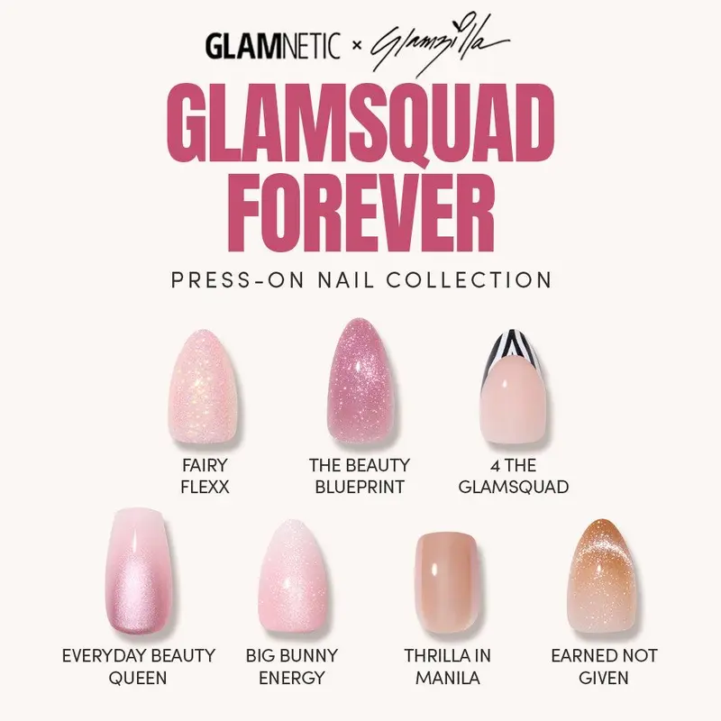 GLAMNETIC X GLAMZILLA: GLAMSQUAD FOREVER Press On Nail Collection