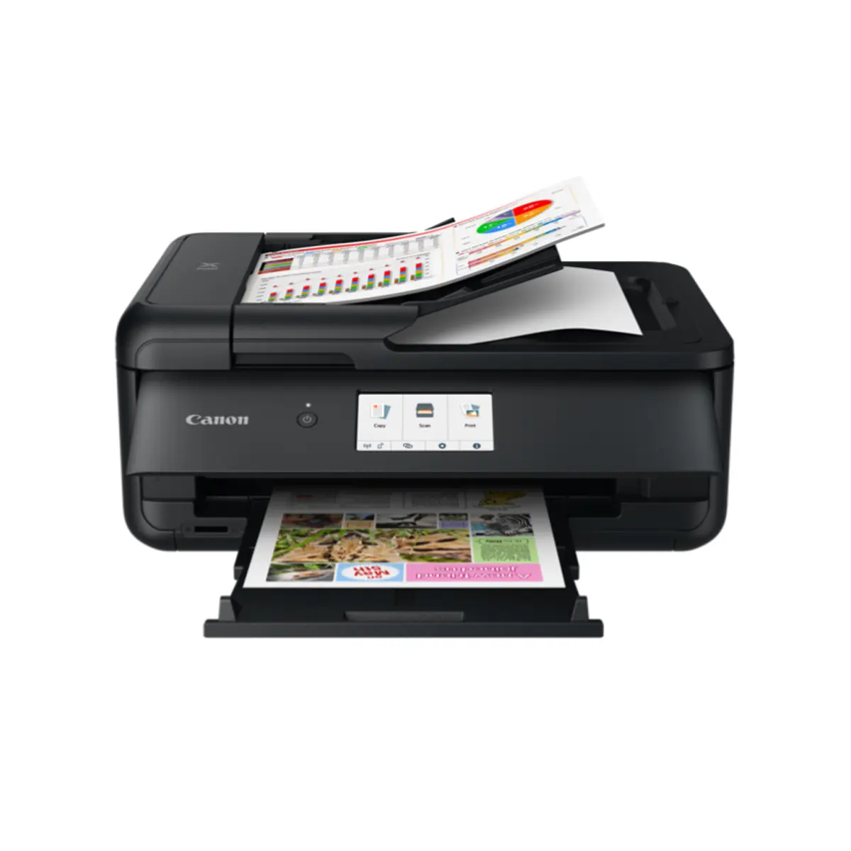 Canon PIXMA TS9520a Wireless All-In-One Duplex Color Inkjet Printer, Black