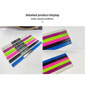 Colorful 5A Glow-in-the-Dark Nylon Drumsticks for Jazz Drums