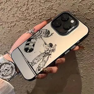 Phone case: CLC The battle scene between two boxers is suitable for the iPhone X XR 7 8 11 12 13 14 15 16 17 Pro Max phone case, which is anti fall, simple and business oriented, and a passionate boxing match