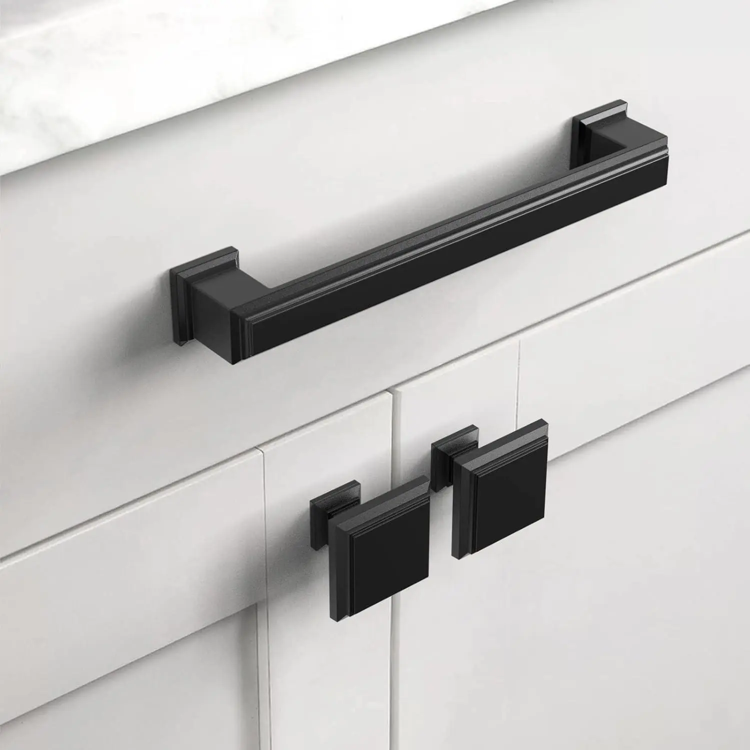 Matte Kitchen Cabinet Handles Set, Stylish Durable Hardware for Modern Home Decor, Perfect for Cabinets & Drawers