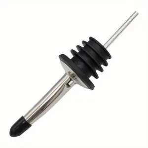 Wine Pourer, 2 Counts Stainless Steel Bottle Spout, Olive Oil Liquor Pourer Spout, Wine Bottle Pourer for Restaurants Coffee Shops and Pubs