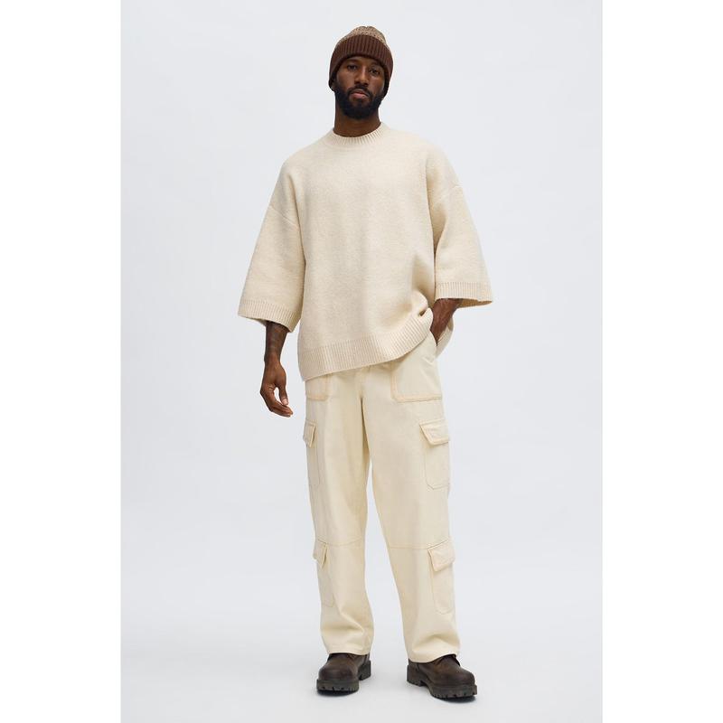 Oversized Ararat Sweater Shirt - Beige