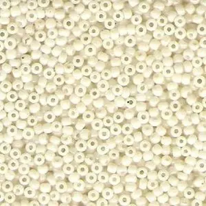 Opaque Eggshell Luster 11/0 Miyuki rocaille || RR11-0421