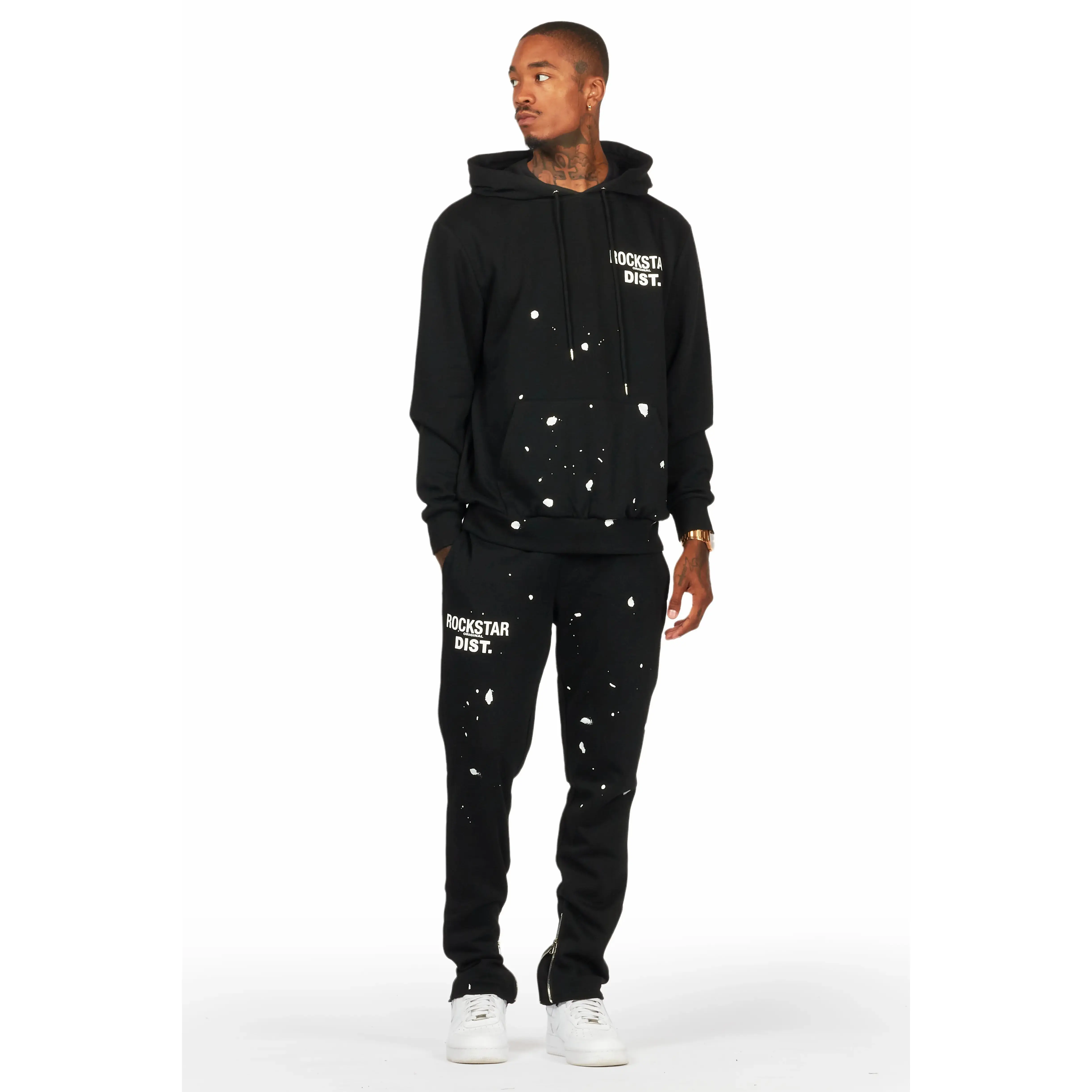 Raffer Black Slim Fit Track Set Raffer Black Slim Fit Track Set