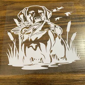 Duck Hunting Dog Car Decal